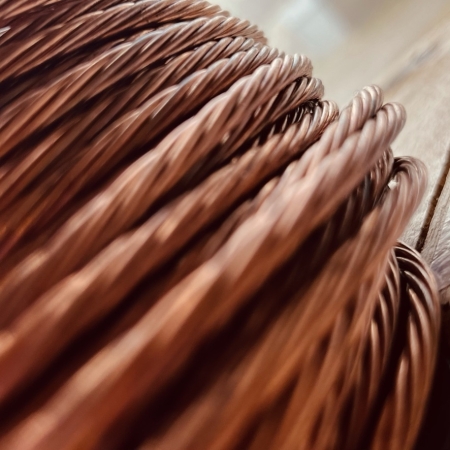 Cable de cobre desnudo